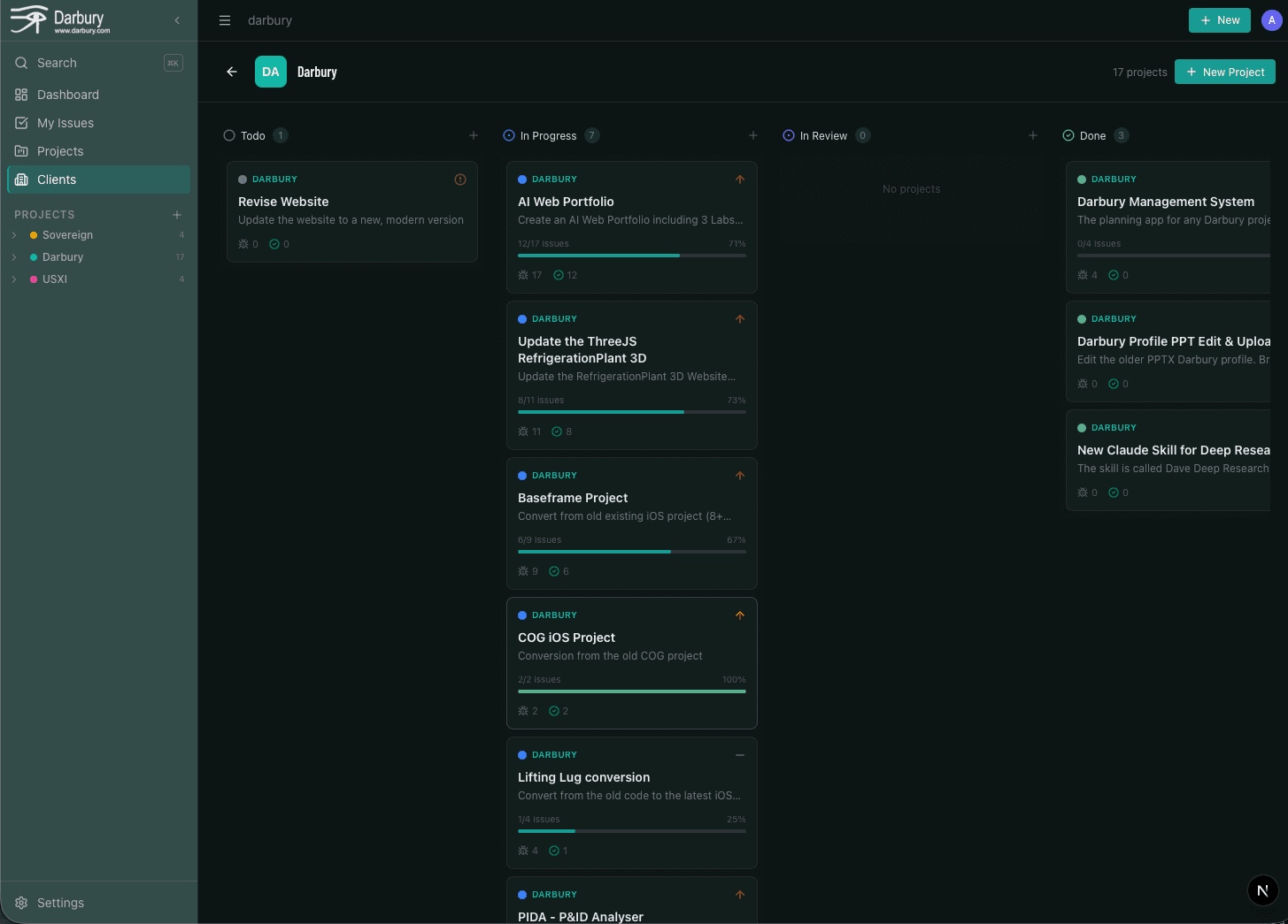 Darbury Management Tool